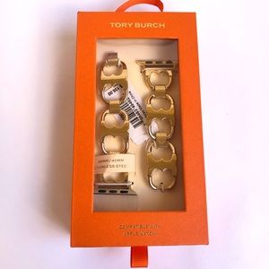 TORY BURCH Apple Watch Strap, Gold Metal